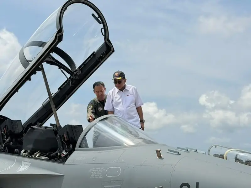 Pesawat Pejuang FA-50M Pertama TUDM Mendarat Di Labuan, Bakal Ganti Hawk